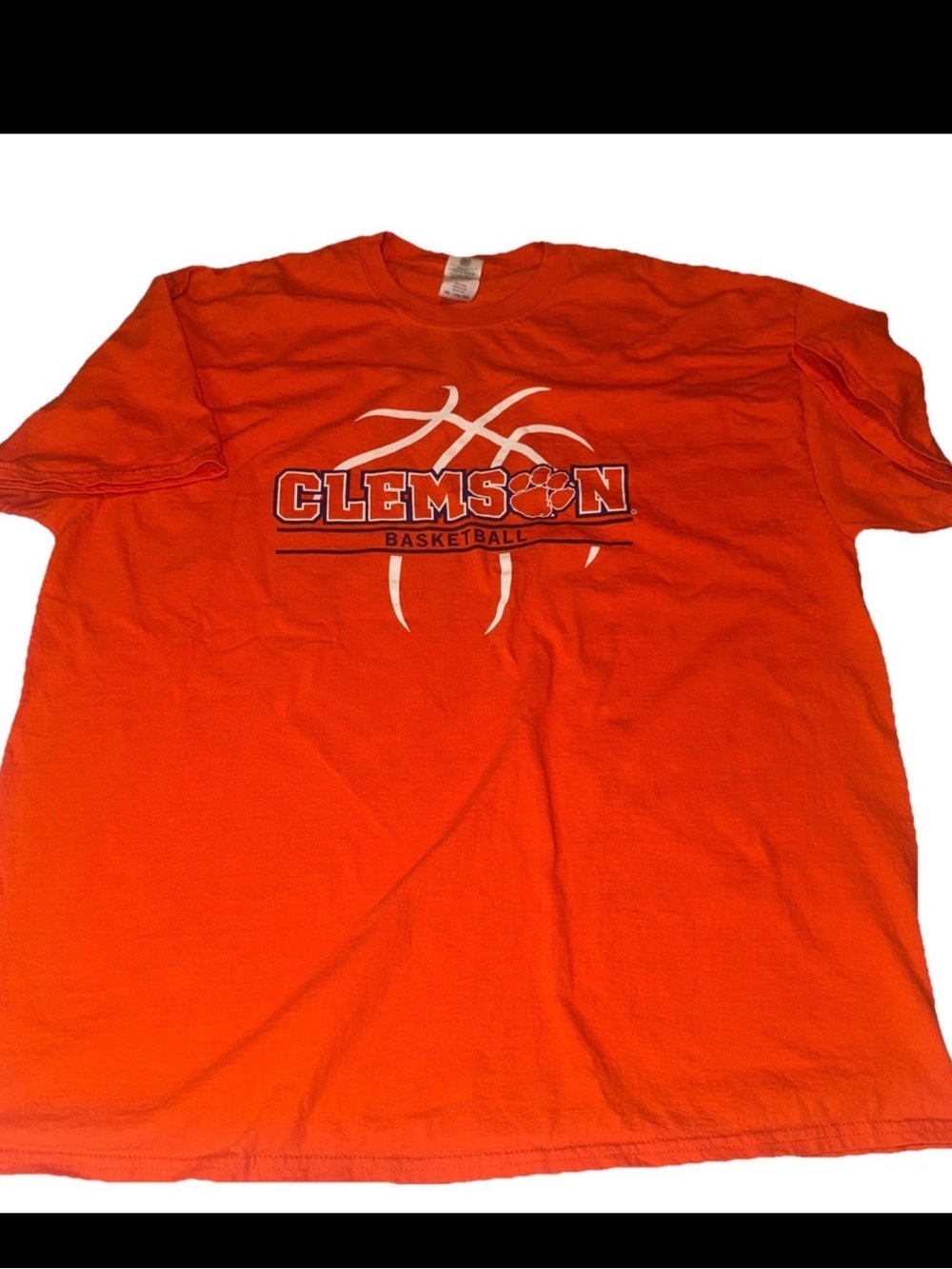 Clemson Basketball Tee Shirt 2XL Orange